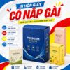 In hộp giấy nắp gài