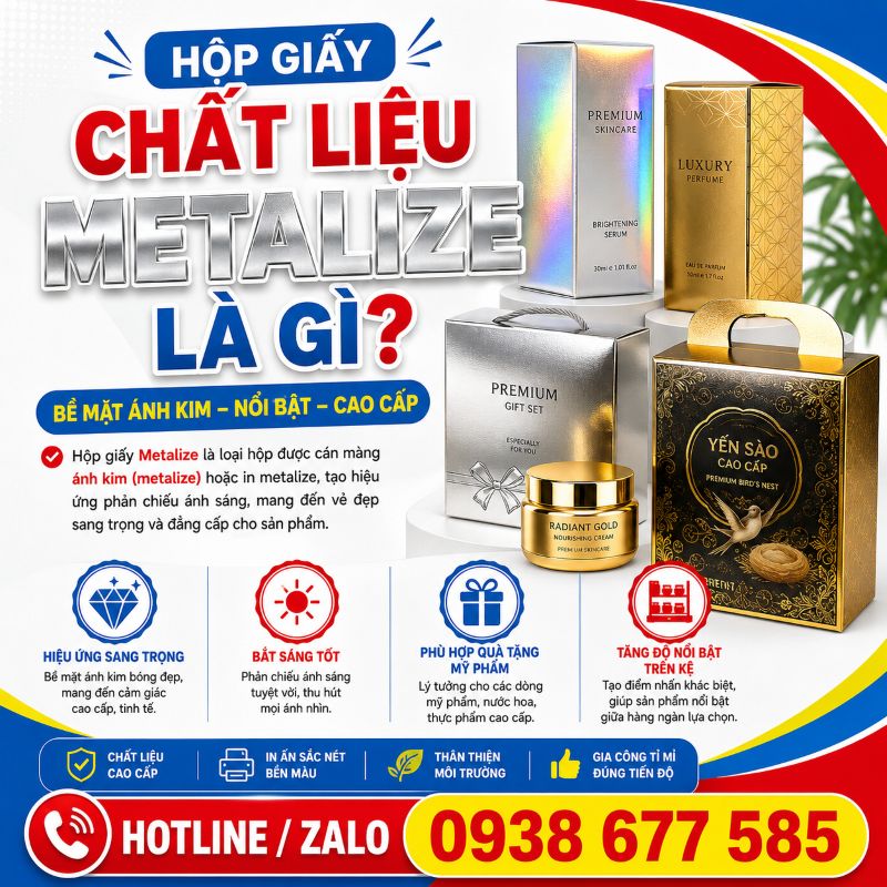 Hộp giấy metalize là gì?