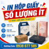 In hộp giấy số lượng ít