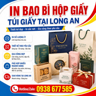 In bao bì hộp giấy túi giấy tại Long An