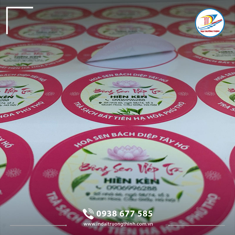 In tem nhãn decal tại Quảng Trị