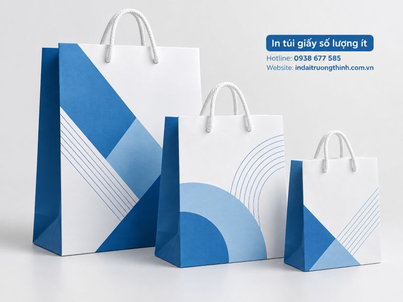 In túi giấy số lượng ít tại TPHCM