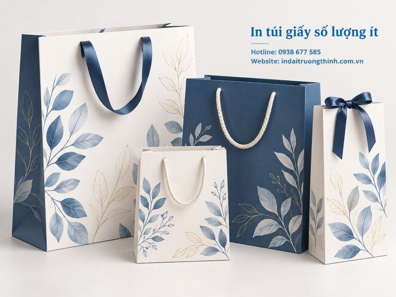 In túi giấy số lượng ít tại TPHCM