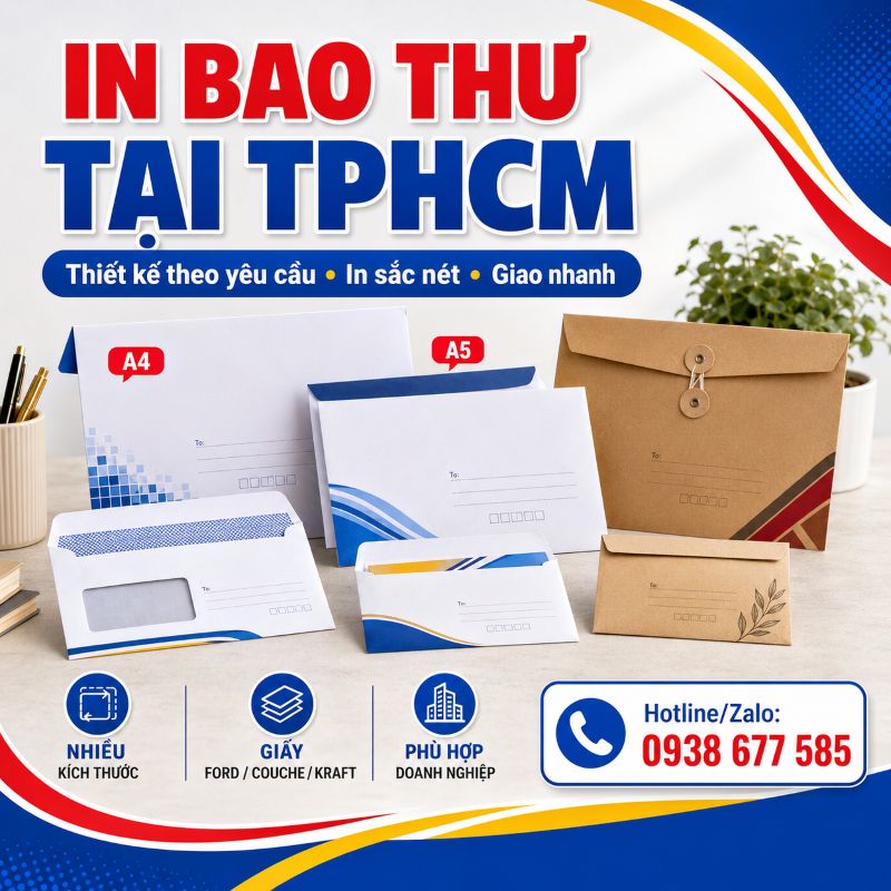 In bao thư tại TP.HCM