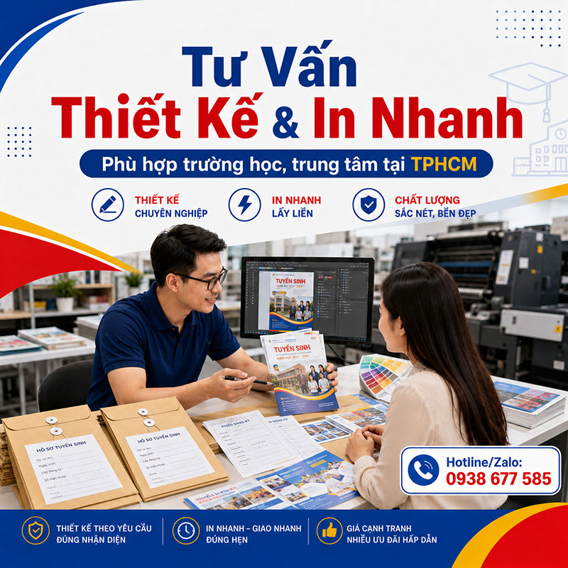 Tư vấn thiết kế hồ sơ tuyển sinh