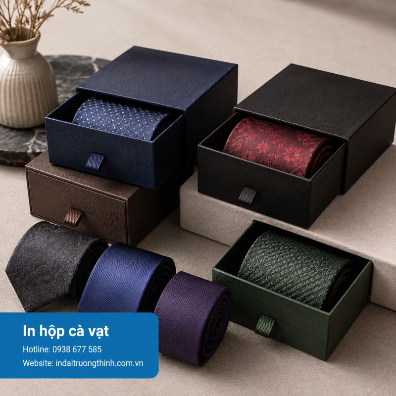 In hộp cà vạt tại TPHCM