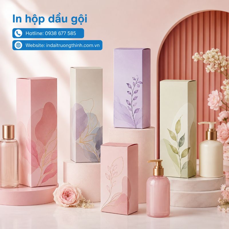 In hộp dầu gội tại TPHCM