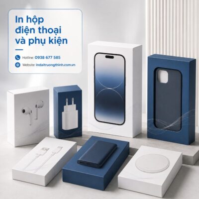 In hộp điện thoại và phụ kiện tại TPHCM