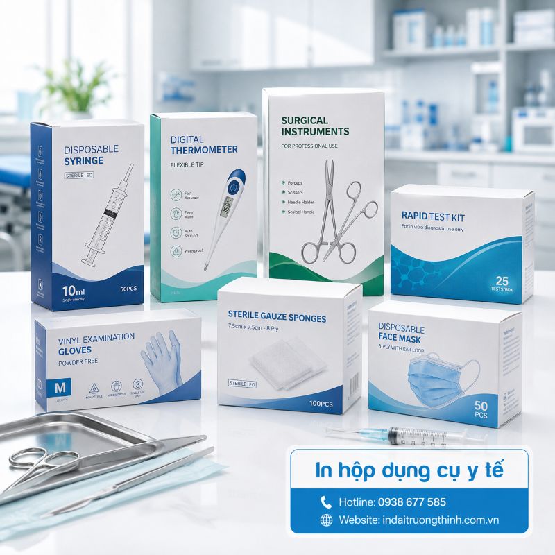 In hộp dụng cụ y tế tại TPHCM