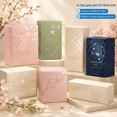 In hộp giấy phủ UV định hình tại TPHCM