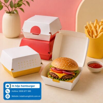In hộp hamburger tại TPHCM