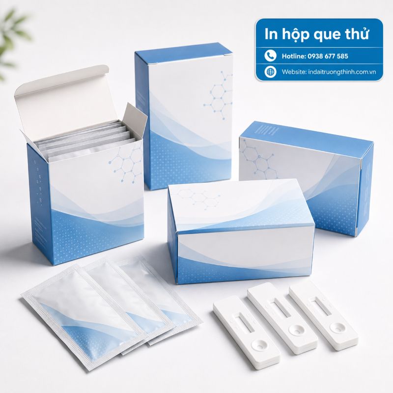 In hộp que thử tại TPHCM