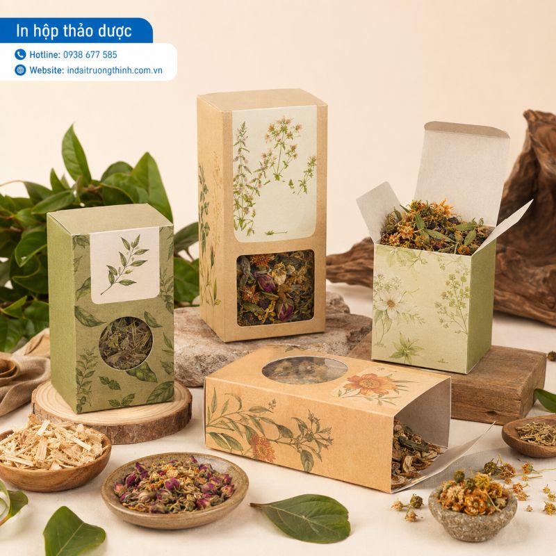 In hộp thảo dược tại TPHCM