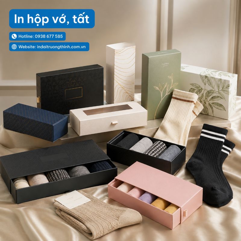 In hộp vớ, tất tại TPHCM