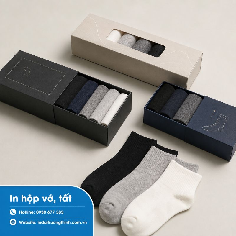 In hộp vớ, tất tại TPHCM