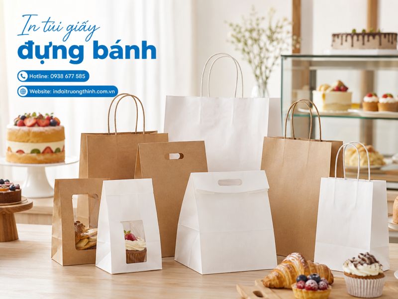 In túi giấy đựng bánh tại TPHCM