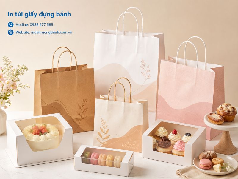 In túi giấy đựng bánh tại TPHCM