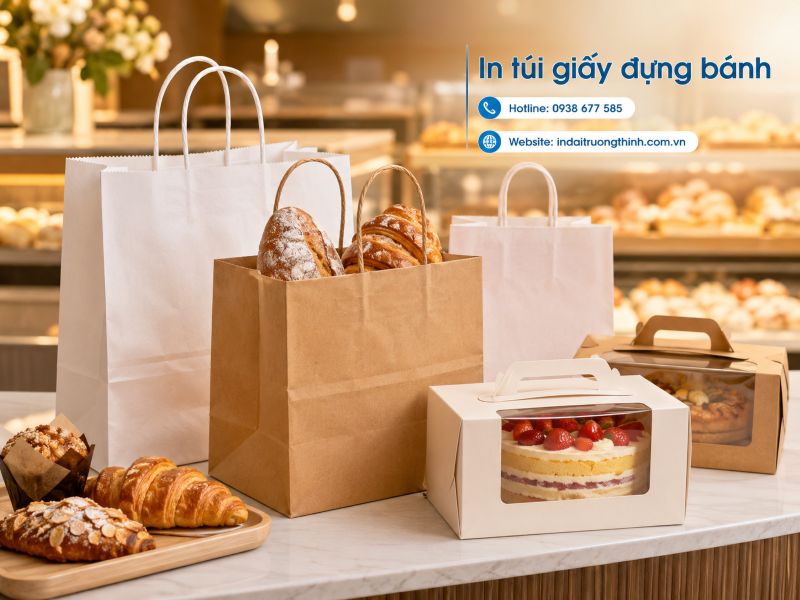 In túi giấy đựng bánh tại TPHCM