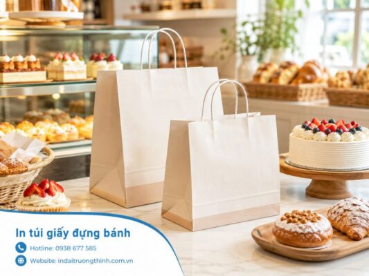 In túi giấy đựng bánh tại TPHCM