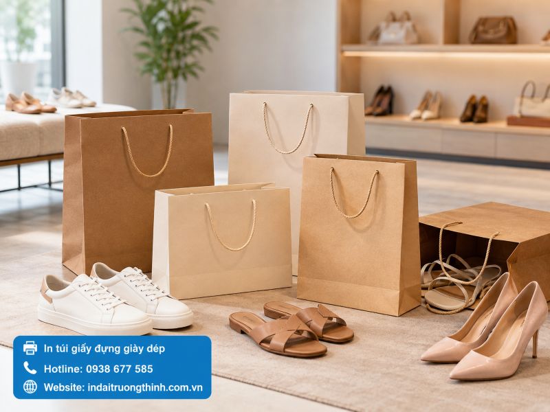 In túi giấy đựng giày dép tại TPHCM