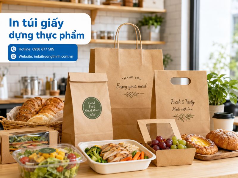 In túi giấy đựng thực phẩm tại TPHCM