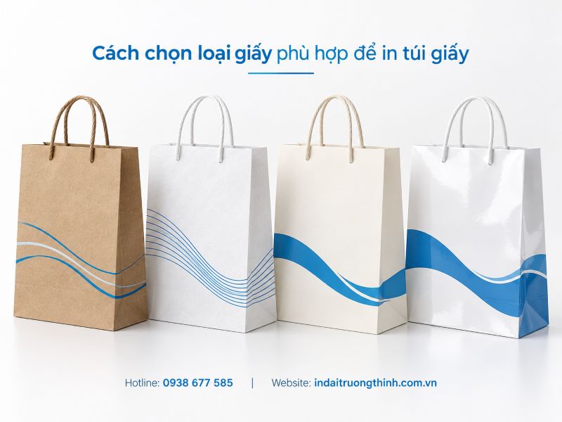 Cách chọn loại giấy phù hợp để in túi giấy