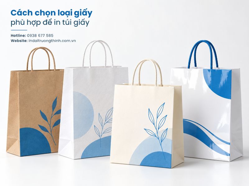 Cách chọn loại giấy phù hợp để in túi giấy