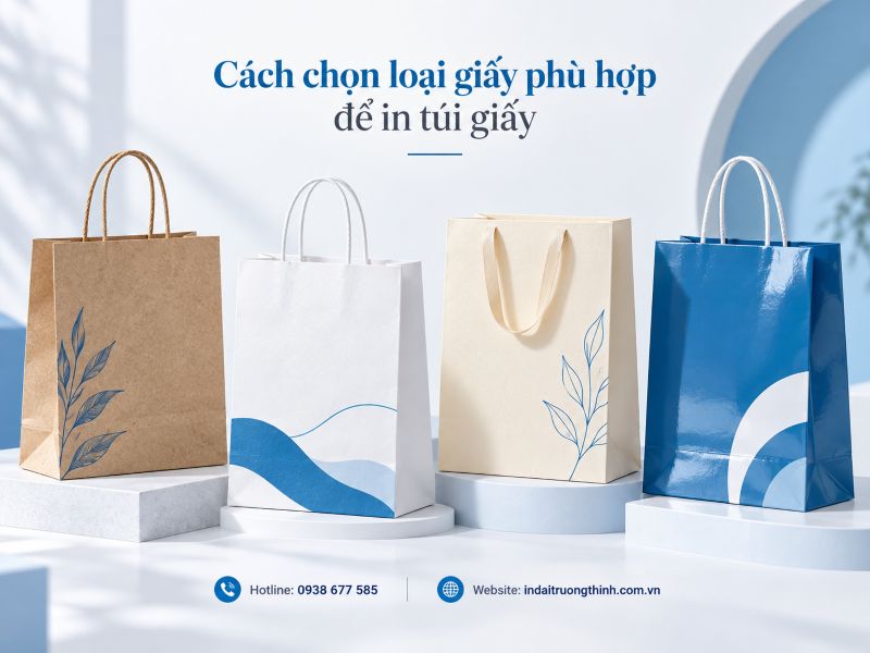 Cách chọn loại giấy phù hợp để in túi giấy
