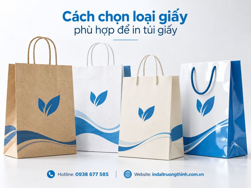 Cách chọn loại giấy phù hợp để in túi giấy