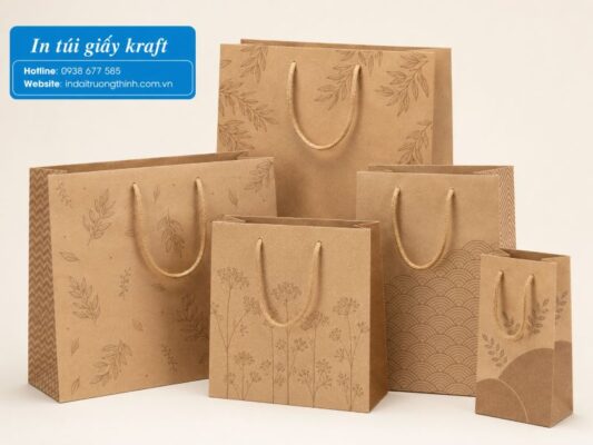 In túi giấy Kraft theo yêu cầu tại TPHCM