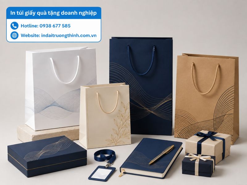 In túi giấy quà tặng doanh nghiệp tại TPHCM