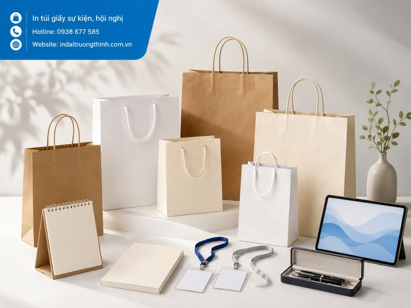 In túi giấy sự kiện, hội nghị tại TPHCM