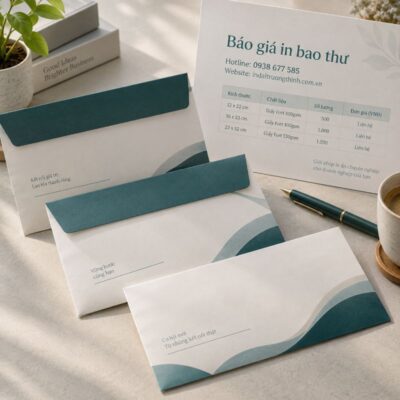 Báo giá in bao thư tại TPHCM