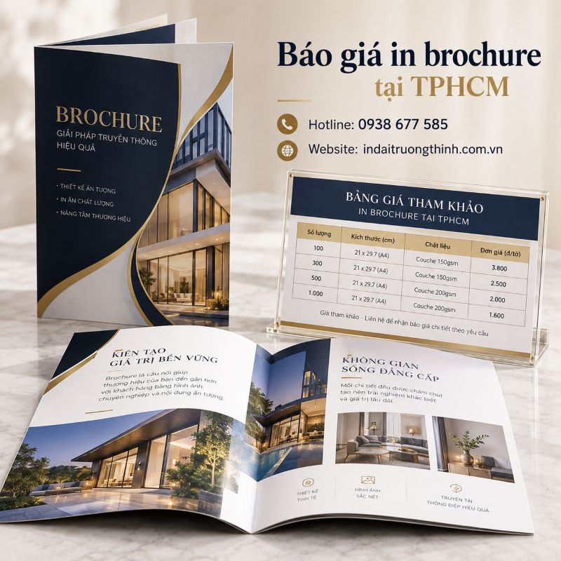 Báo giá in brochure tại TPHCM
