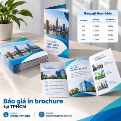 Báo giá in brochure tại TPHCM