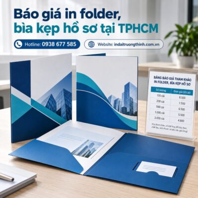 Báo giá in folder, bìa kẹp hồ sơ tại TPHCM