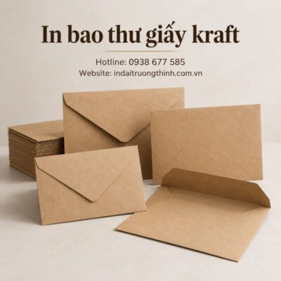 In bao thư giấy Kraft tại TPHCM