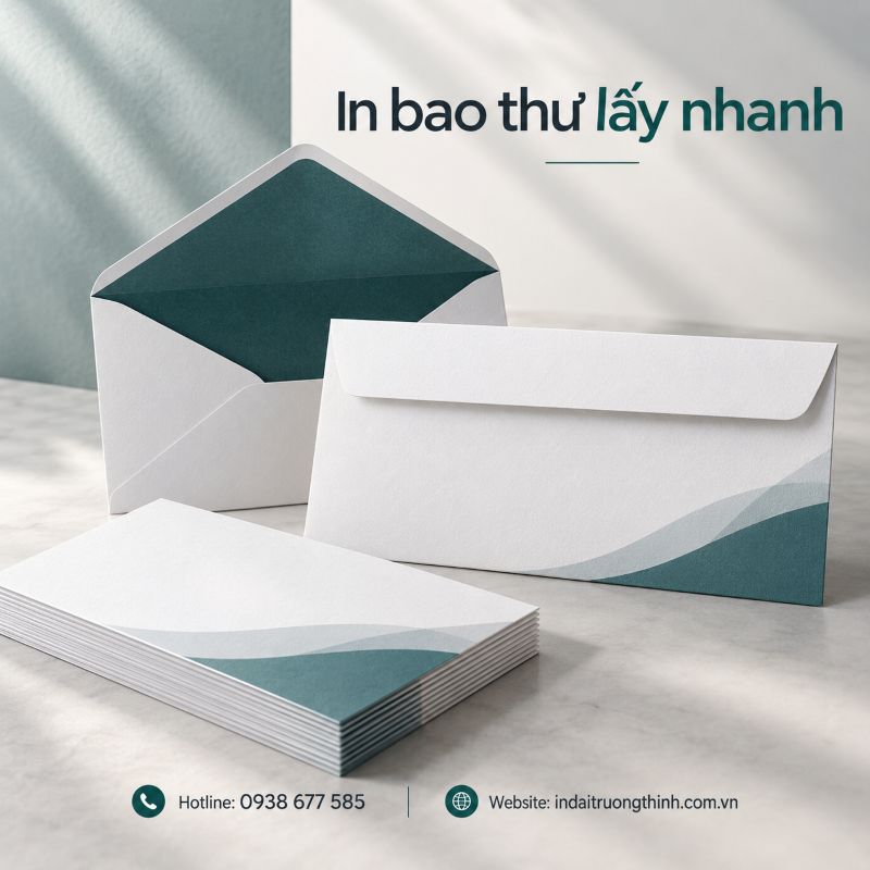 In bao thư lấy nhanh tại TPHCM