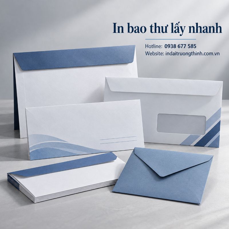 In bao thư lấy nhanh tại TPHCM