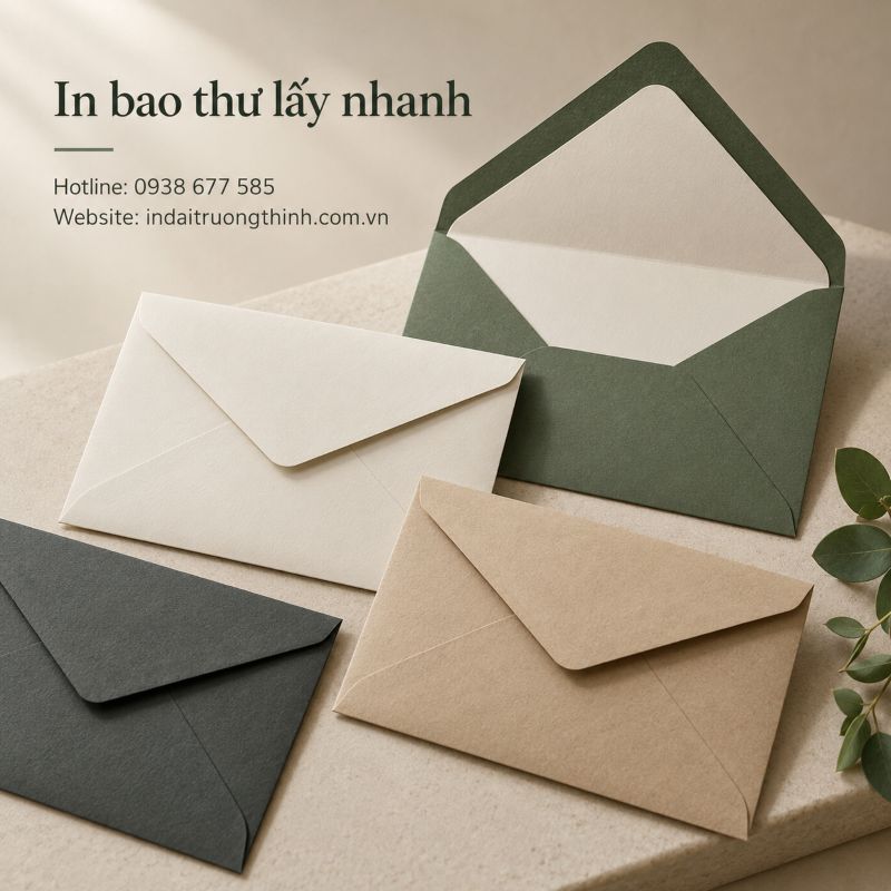 In bao thư lấy nhanh tại TPHCM