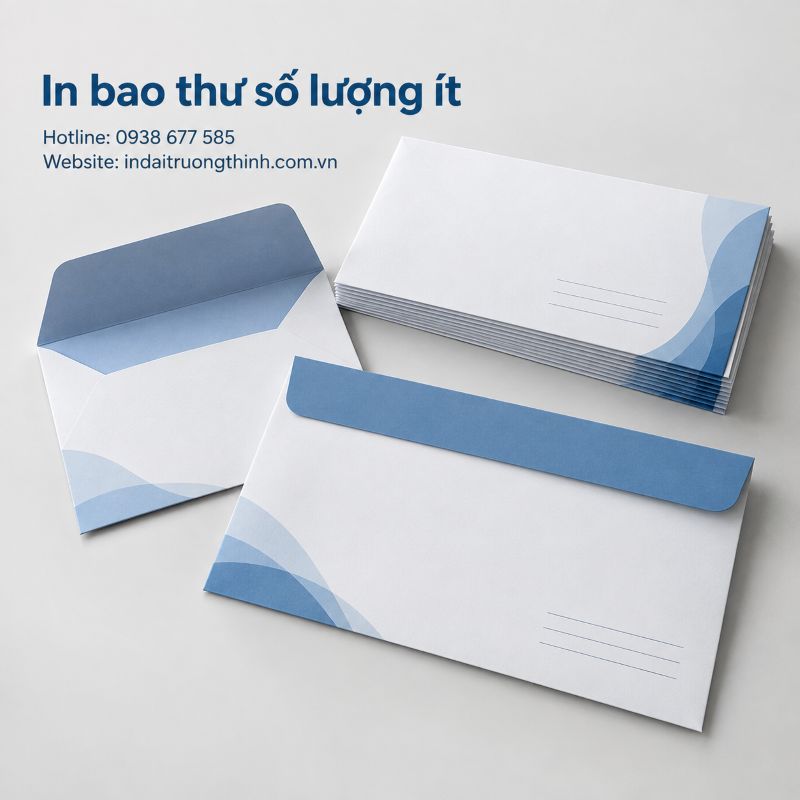 In bao thư số lượng ít tại TPHCM