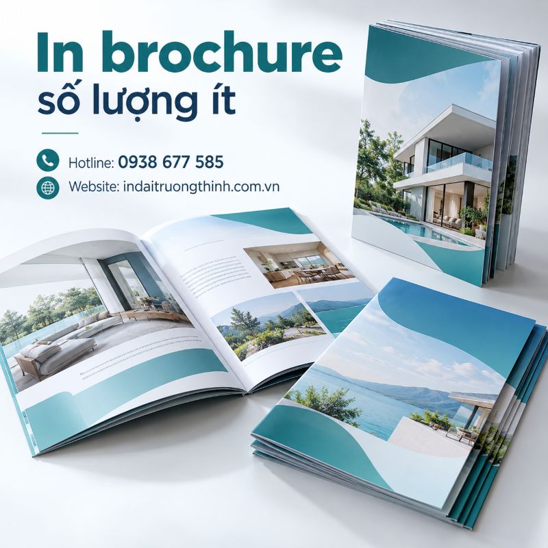 In brochure số lượng ít tại TPHCM