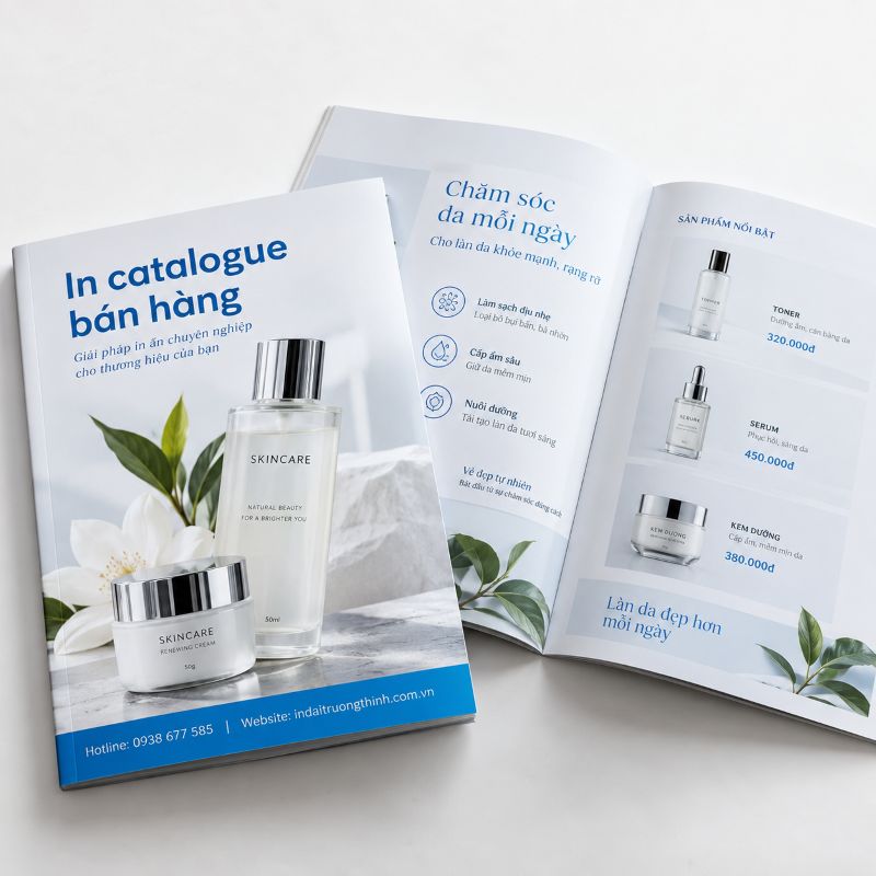 In catalogue bán hàng - catalogue giới thiệu sản phẩm tại TPHCM