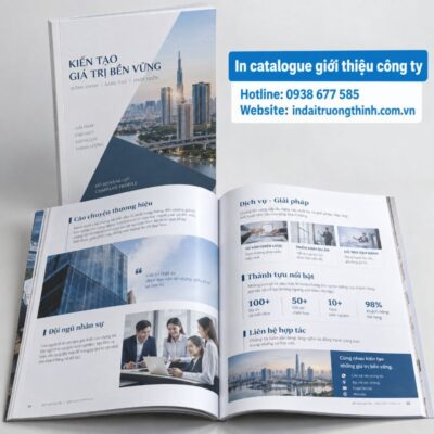 In catalogue giới thiệu công ty tại TPHCM