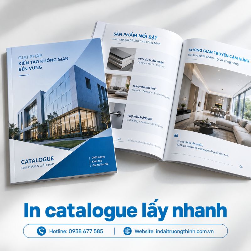 In catalogue lấy nhanh tại TPHCM