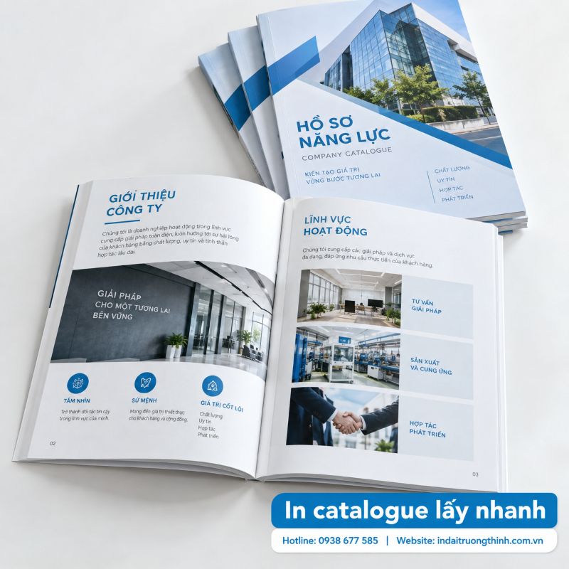 In catalogue lấy nhanh tại TPHCM