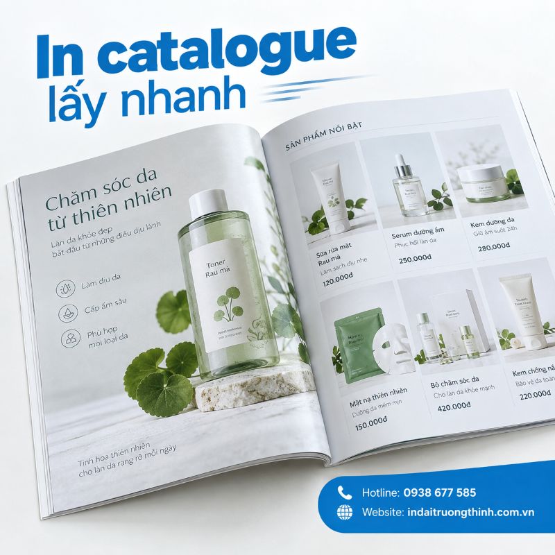 In catalogue lấy nhanh tại TPHCM