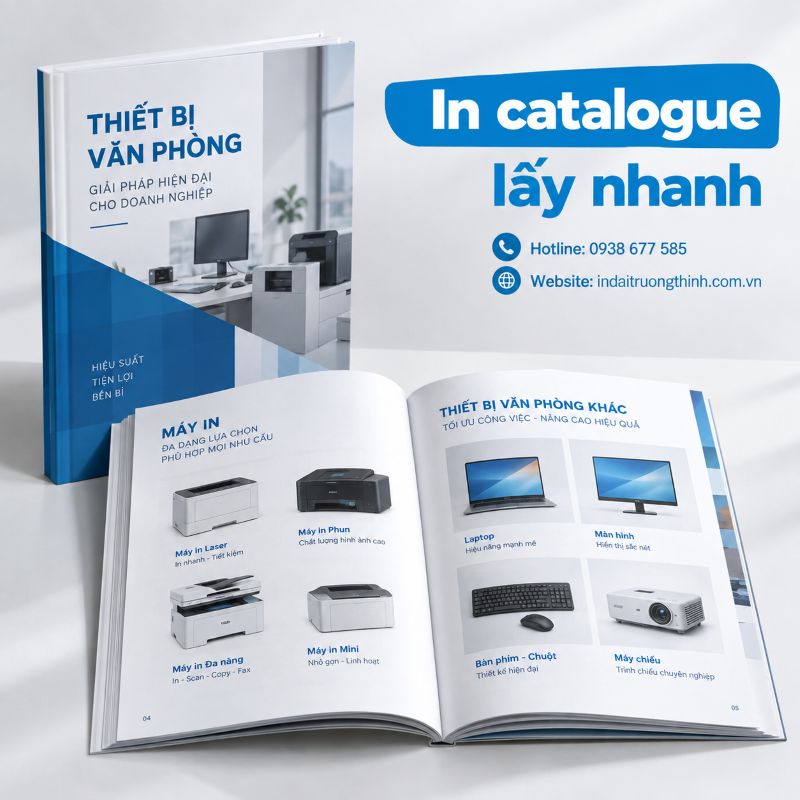 In catalogue lấy nhanh tại TPHCM