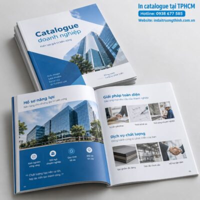 In catalogue số lượng ít tại TPHCM