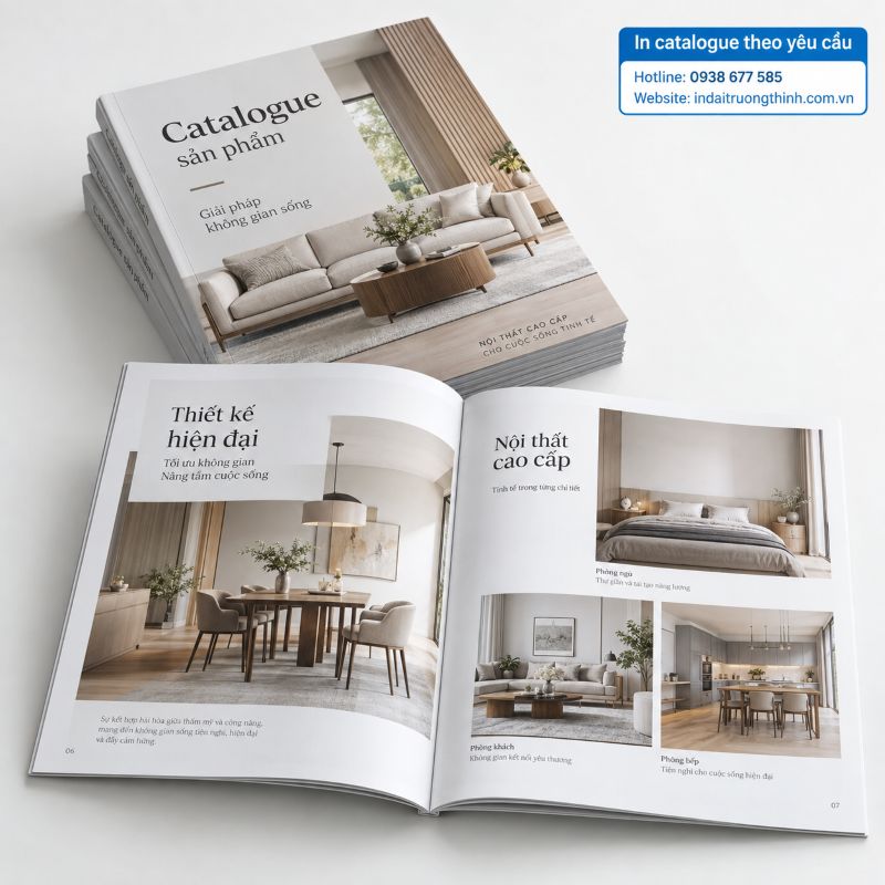 Báo giá in catalogue tại TPHCM